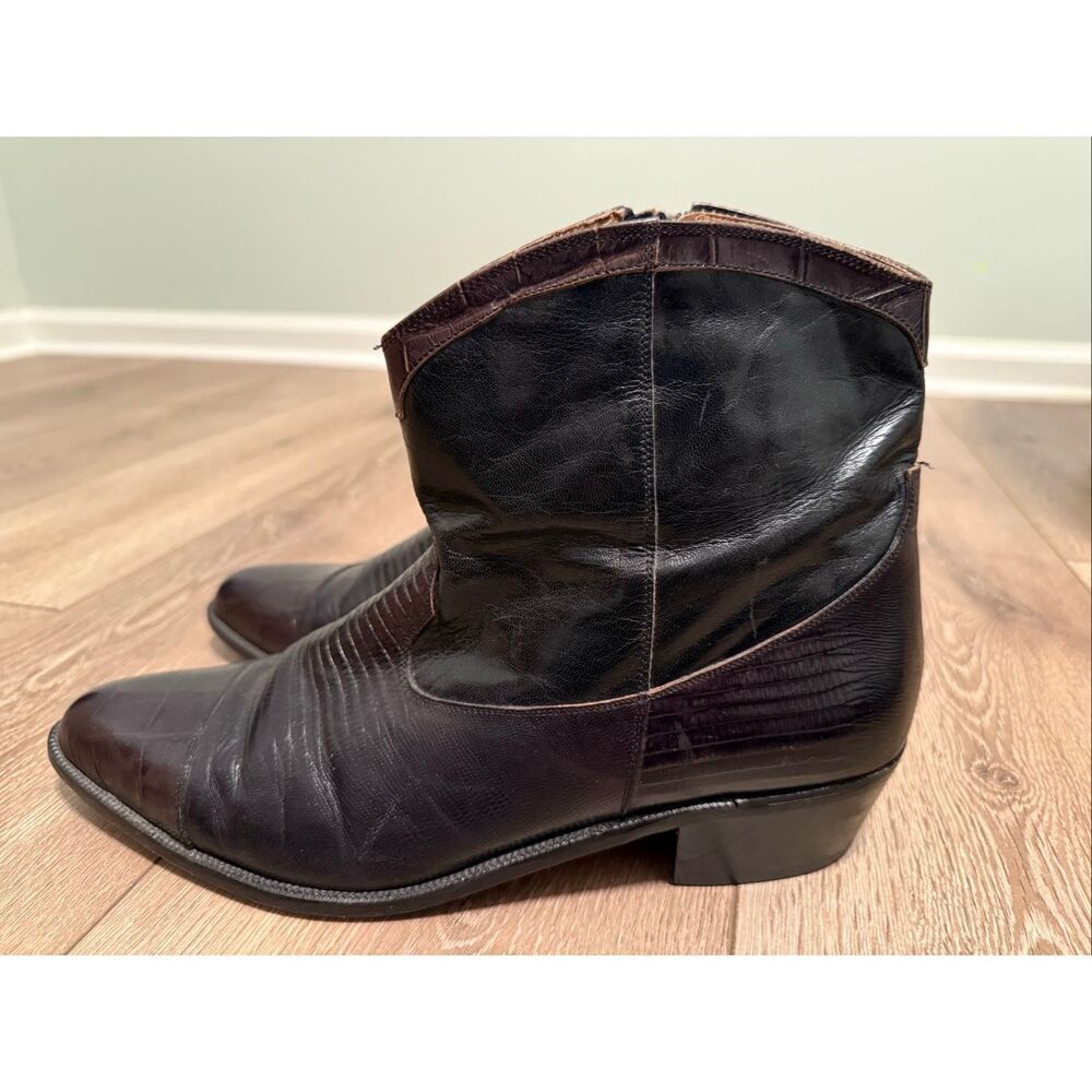 Code West Men's Size 14 Pointed Toe Short Cowboy … - image 4